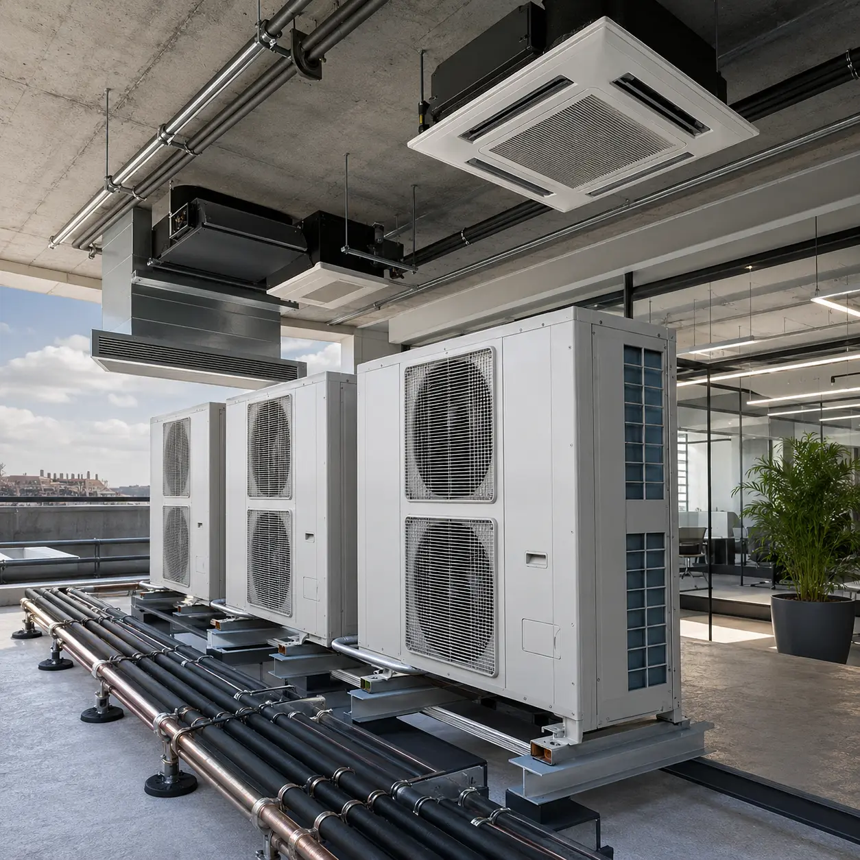 Dış Ünite VRF ve VRV Sistemleri Uygulaması