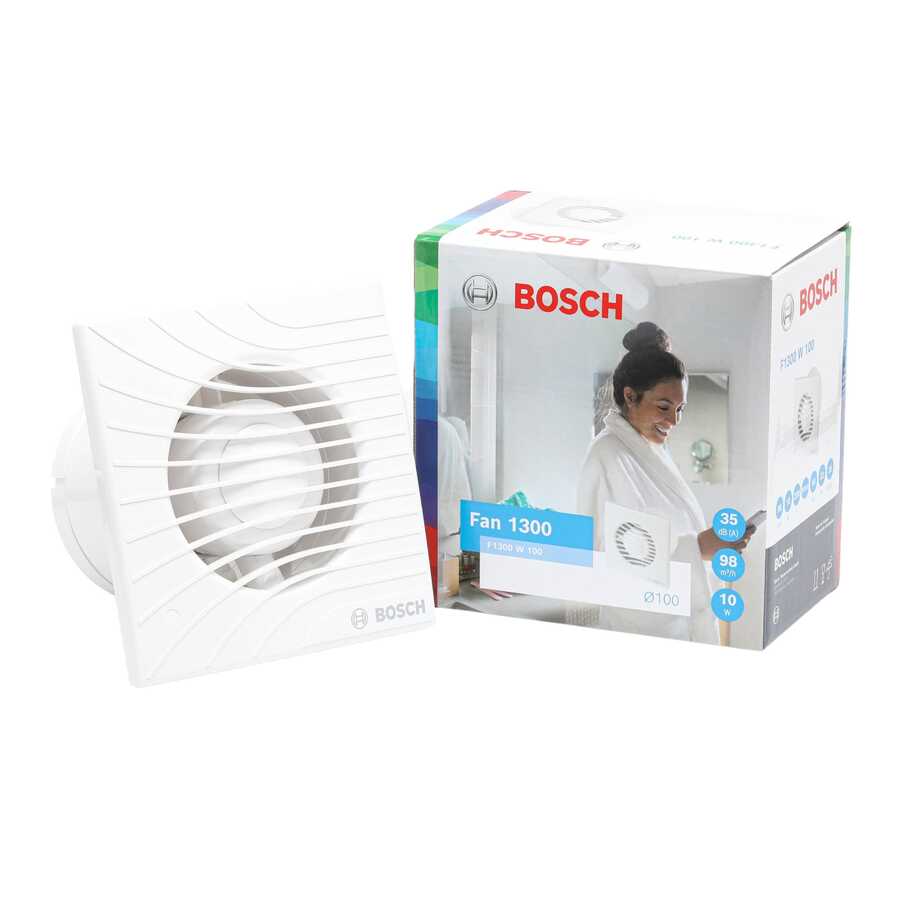 BOSCH F1300 W 100 Plastik Banyo Aspiratörü-Fanı 98 m³/h