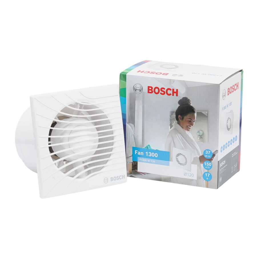 BOSCH F1300 W 120 Plastik Banyo Aspiratörü-Fanı