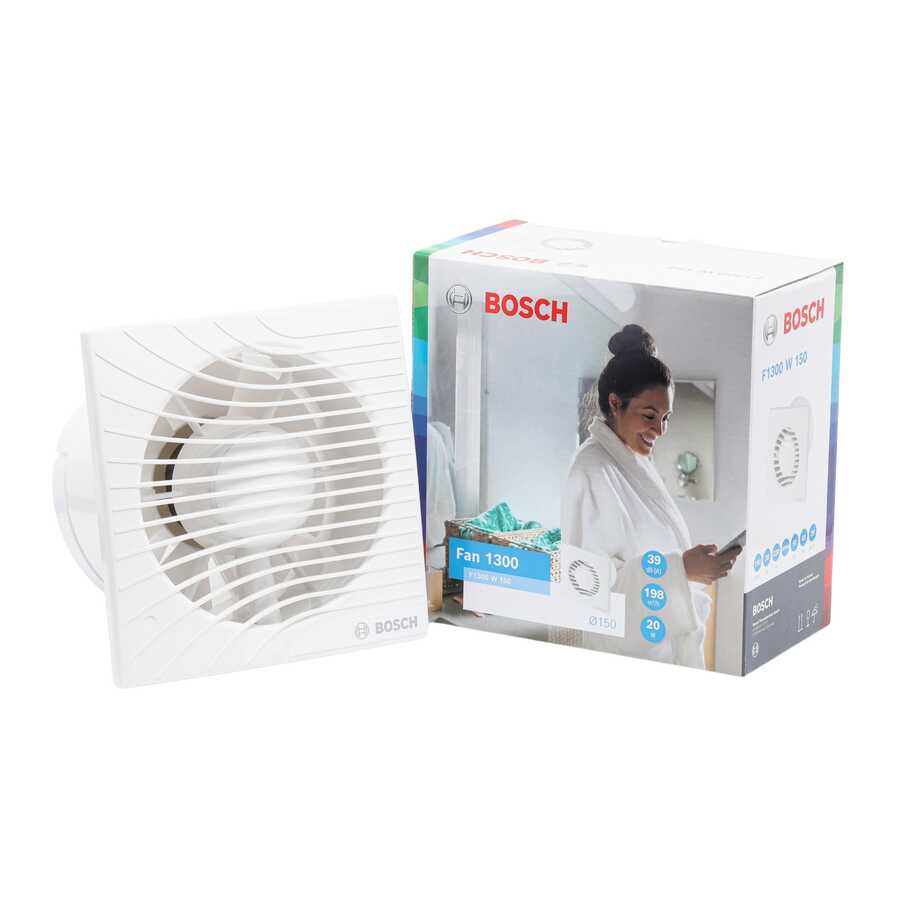 BOSCH F1300 W 150 Plastik Banyo Aspiratörü-Fanı