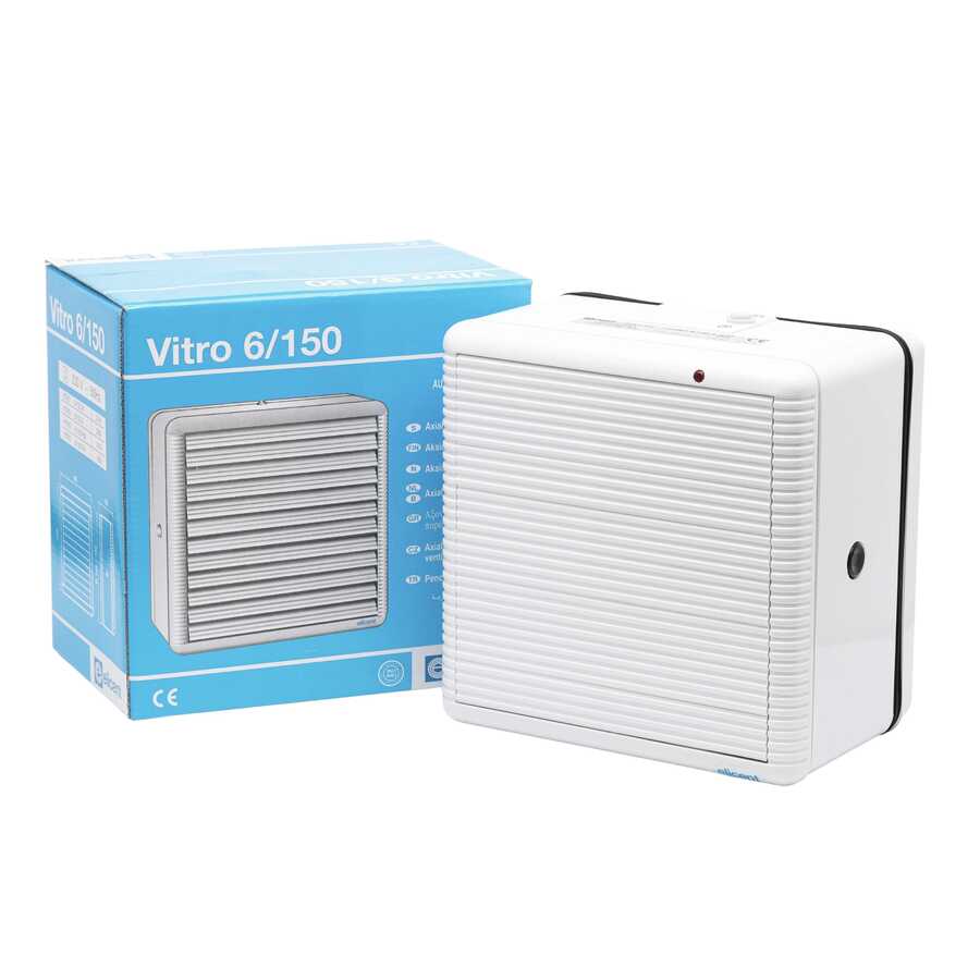 Elicent Vitro 6/150 Duvar ve Pencere Tipi Havalandırma Fanı